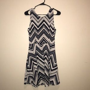 MAURICES Navy and White Dress